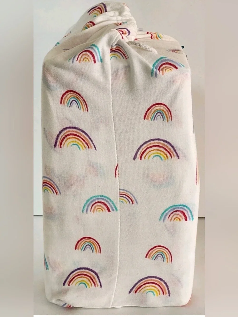 Your Zone Jersey Sheet Set Rainbow Full Fits Mattresses Up to 15 in NEW